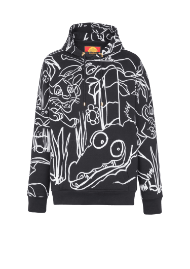 Disney x Balmain: The Lion King - Hoodie with Enfant Précoce print