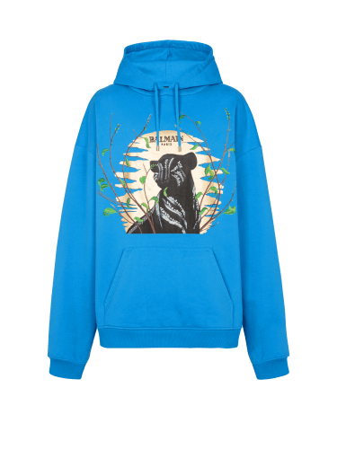 Blue balmain jumper sales