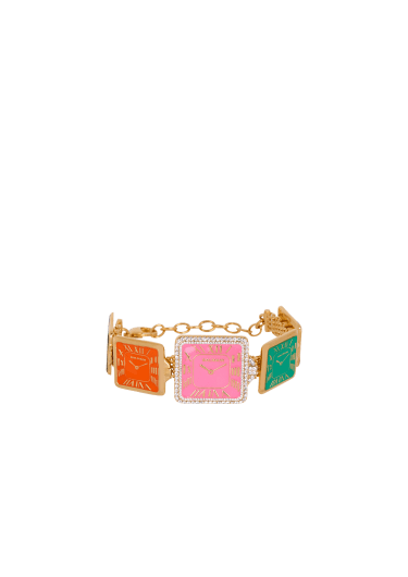 Armband mit Trompe-l'œil-Uhren