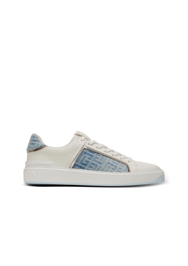 Baskets B-Court en cuir et denim