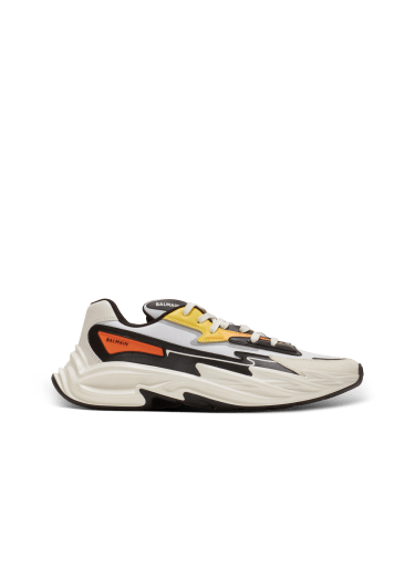 Sneakers Run-Row in pelle e nylon