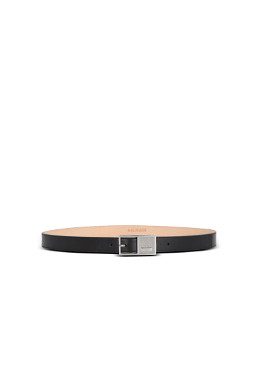 Ceinture Signature fine en cuir de veau