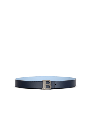 Cintura B-Belt reversibile in pelle di vitello bicolore