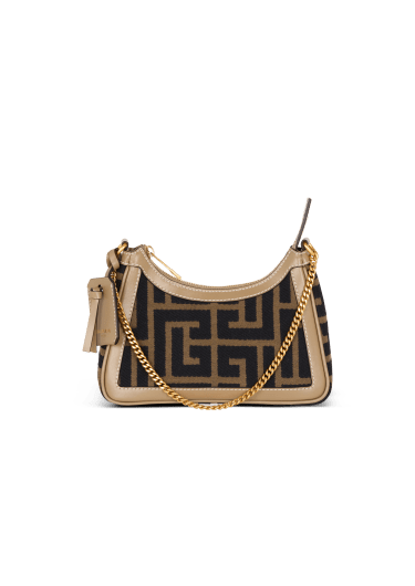 Bolso B-Army Shoulder de jacquard con monograma PB Labyrinthe