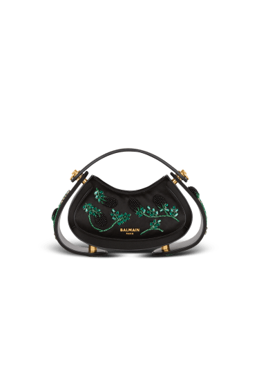 Small Jolie Madame bag in Blackberry-embroidered satin