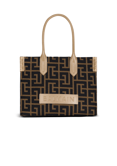 Sac B-Army Shopper 36 en jacquard monogramme PB Labyrinthe