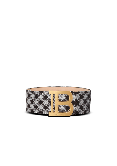 Ceinture B-Belt brodée vichy