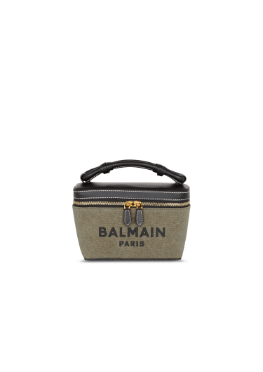 B-Army Vanity Case en toile et cuir