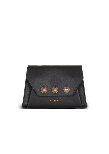 Emblème Flap grained calfskin bag