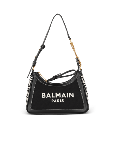 B-Army handbag in monogrammed canvas and leather