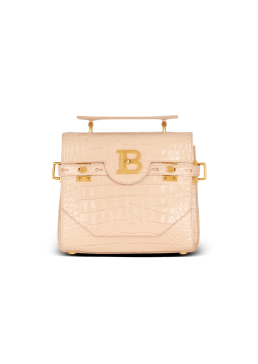 B-Buzz 23 bag in crocodile-embossed calfskin