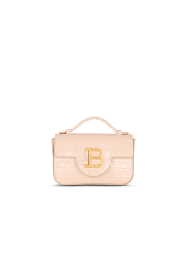 B-Buzz 17 Mini bag in crocodile-embossed calfskin
