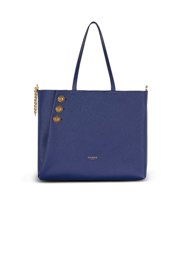Blue designer tote bag outlet