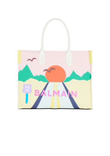 B-Army Shopper Medium canvas and leather Tote bag