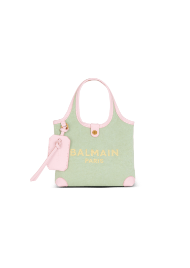 Mini Grocery Bag B-Army in tela e pelle