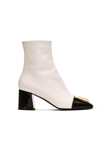 Edna ankle boots in two-tone leather