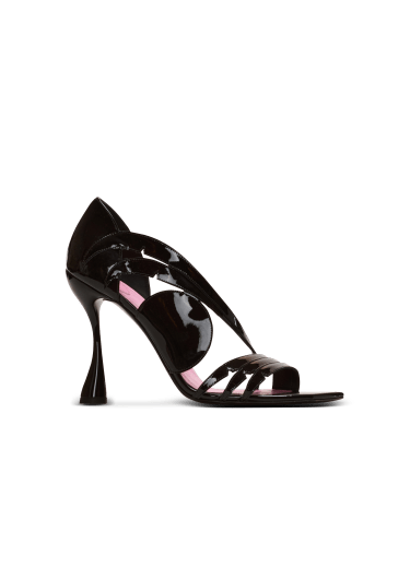 Heeled Eden sandals in patent leather