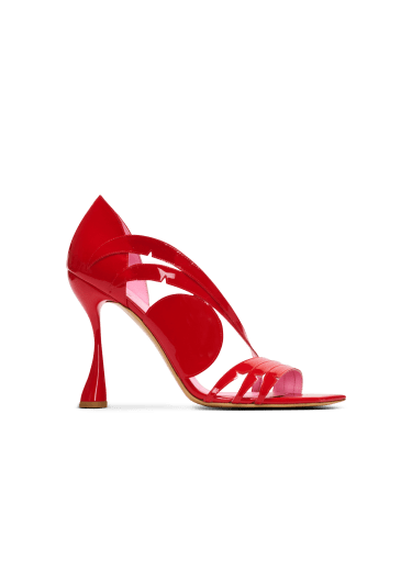 Heeled Eden sandals in patent leather