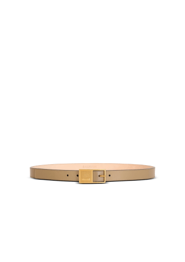 Ceinture Signature fine en cuir de veau