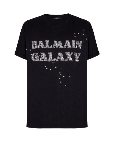 Embroidered Balmain Galaxy T-shirt