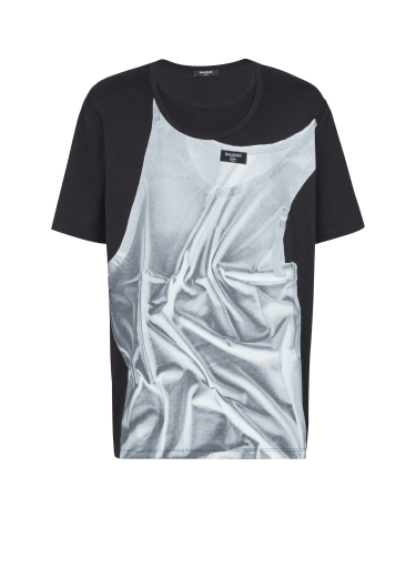 T-shirt with tank top print
