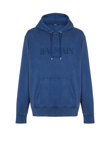 Balmain velvet sweatshirt sales