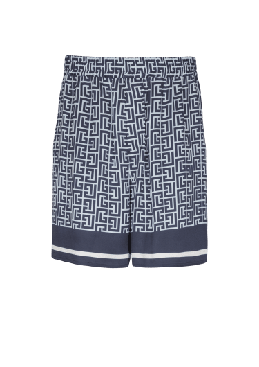 Flowing monogrammed shorts