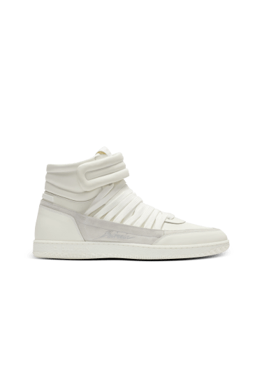Balmain Swan 中帮系带皮革运动鞋 