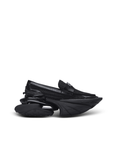 Mocassins Unicorn en cuir de veau strassé