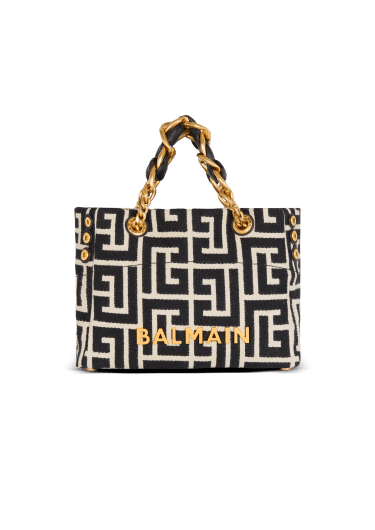 Small 1945 Soft monogrammed jacquard tote bag