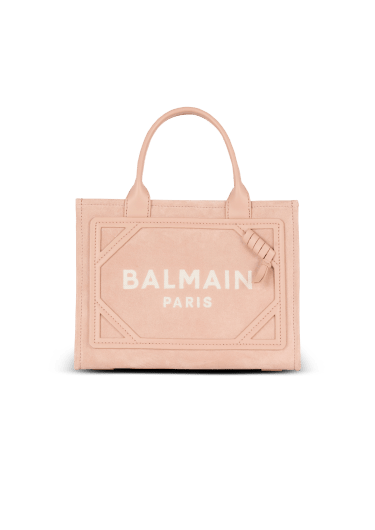 Small suede B-Army tote bag