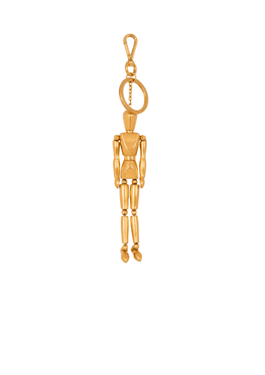 Brass mannequin key ring