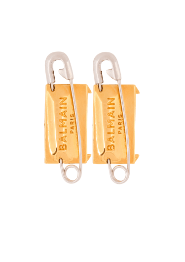 Safety pin earrings