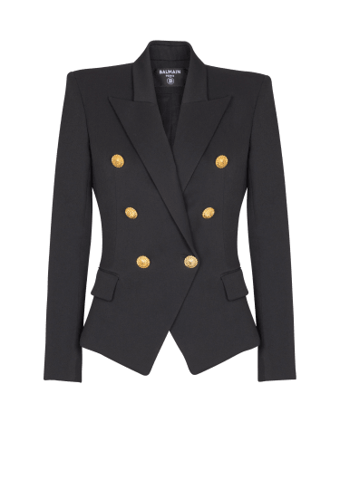 Grain de poudre 6-button fitted jacket