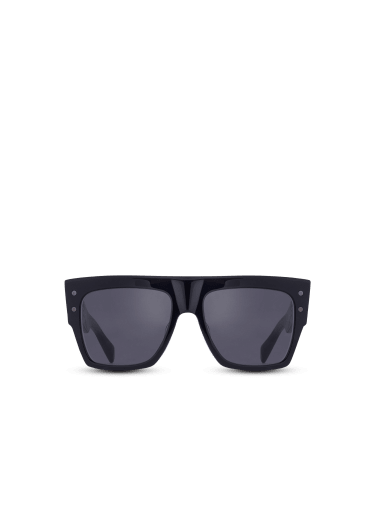 Lunettes de soleil B-I carrées oversize en acétate