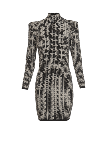 Robe courte en maille