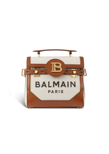 Sac B-Buzz 23 en toile avec empiècements en cuir