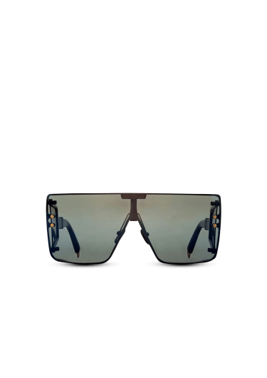 Titanium shield-shaped Wonder Boy sunglasses