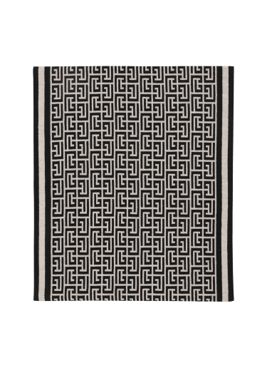 Bufanda de lana con monograma