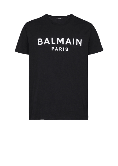 コットン Tシャツ Balmain Parisロゴプリント