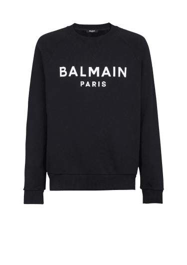 Balmain巴尔曼标志印花棉质运动衫