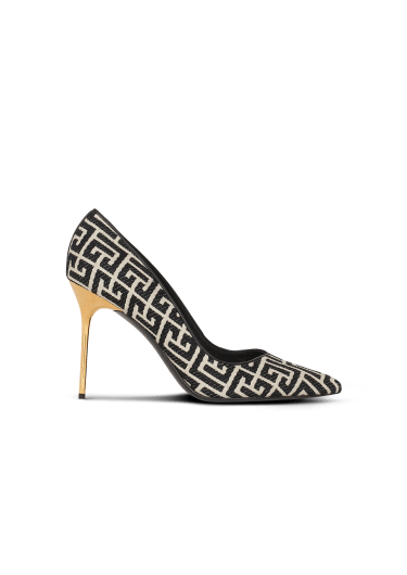 Zapatos de tacón Ruby de jacquard con monograma
