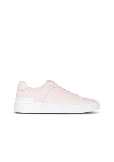 Zweifarbige B-Court Sneaker aus Jacquard