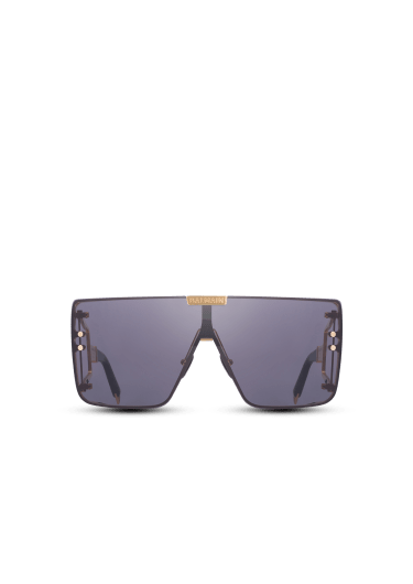 Titanium shield-shaped Wonder Boy sunglasses