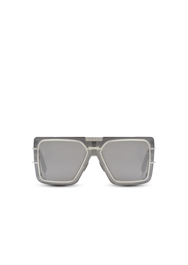 Shield-Sonnenbrille „Wonder Boy” aus Titan