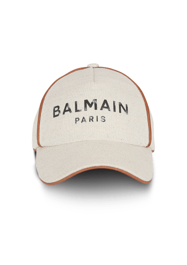 Casquette B-Army en coton avec logo Balmain