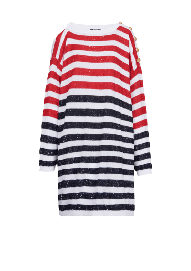 HIGH SUMMER CAPSULE -Striped knit dress
