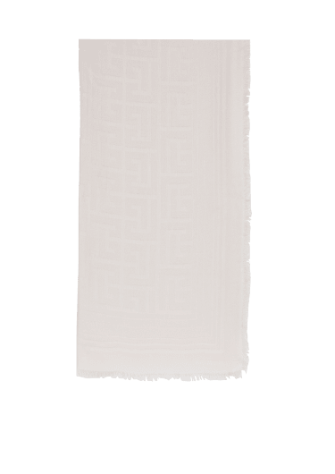 Schal aus Viskose mit Monogramm-Muster von Balmain