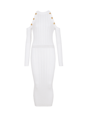 Mid-length knit dress