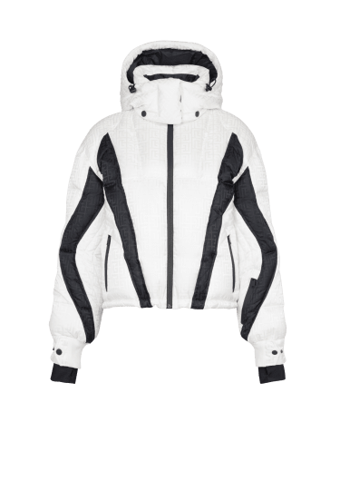  Manteau de ski à monogramme Balmain